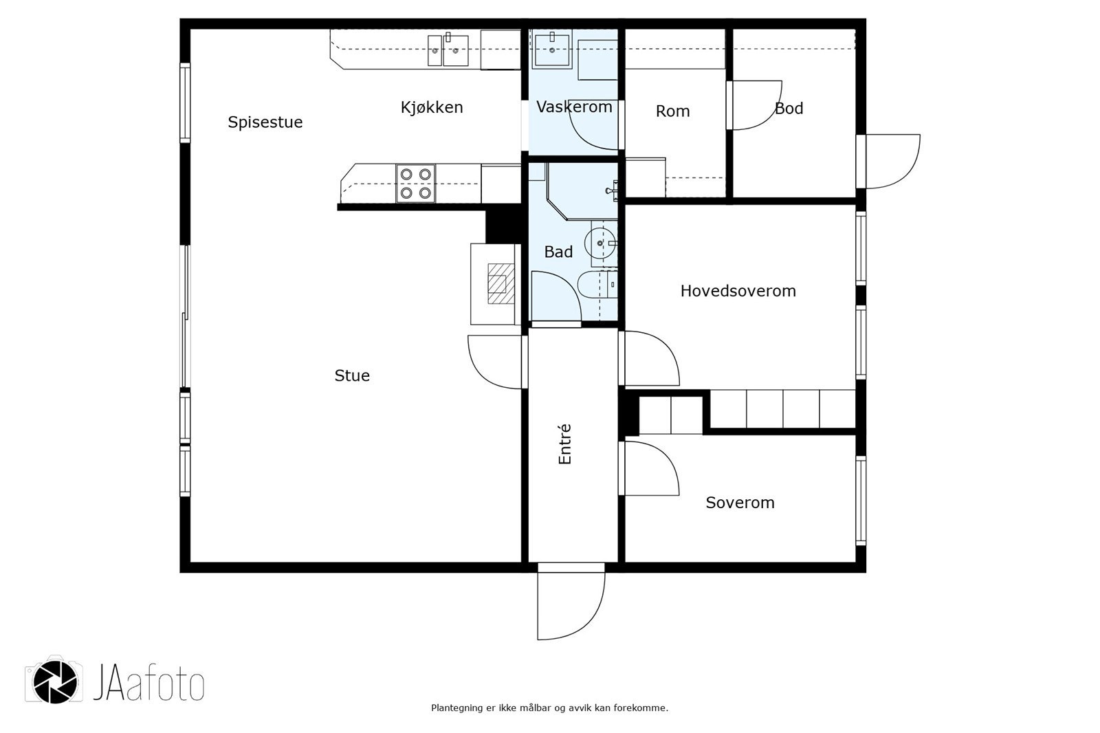 Plantegning Galleribilde