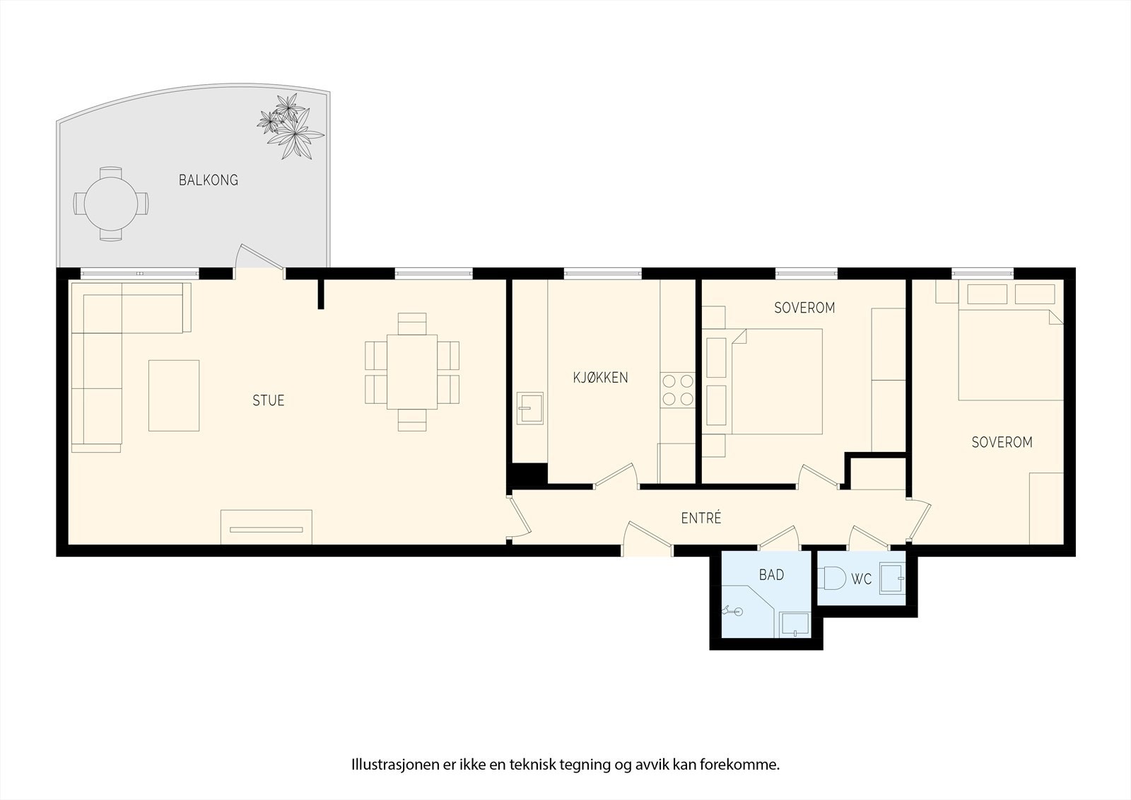 Plantegning Galleribilde