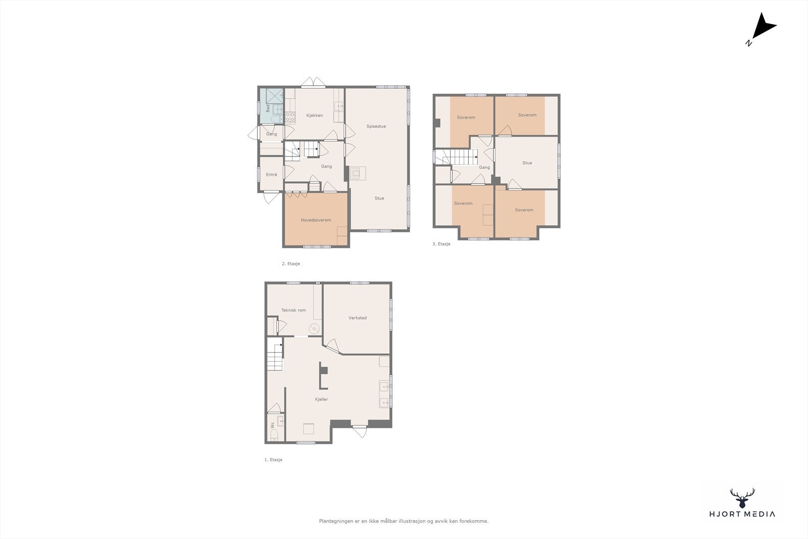 Plantegning Galleribilde