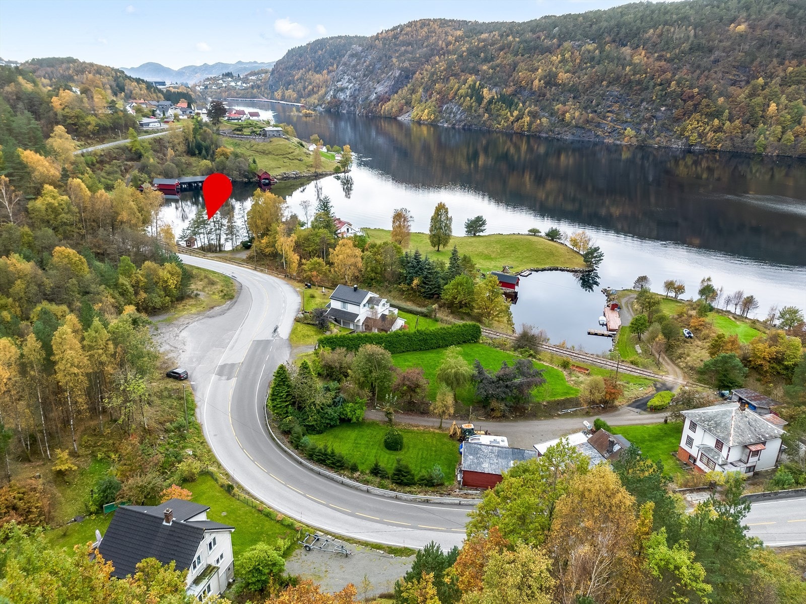Nedenfor eiendommen har du bruksrett til strandparsell. Galleribilde