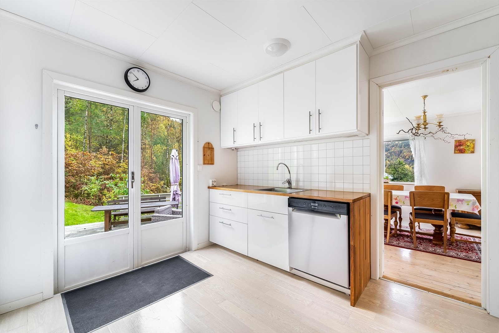 Tidløs kjøkkeninnredning med slette fronter. Galleribilde