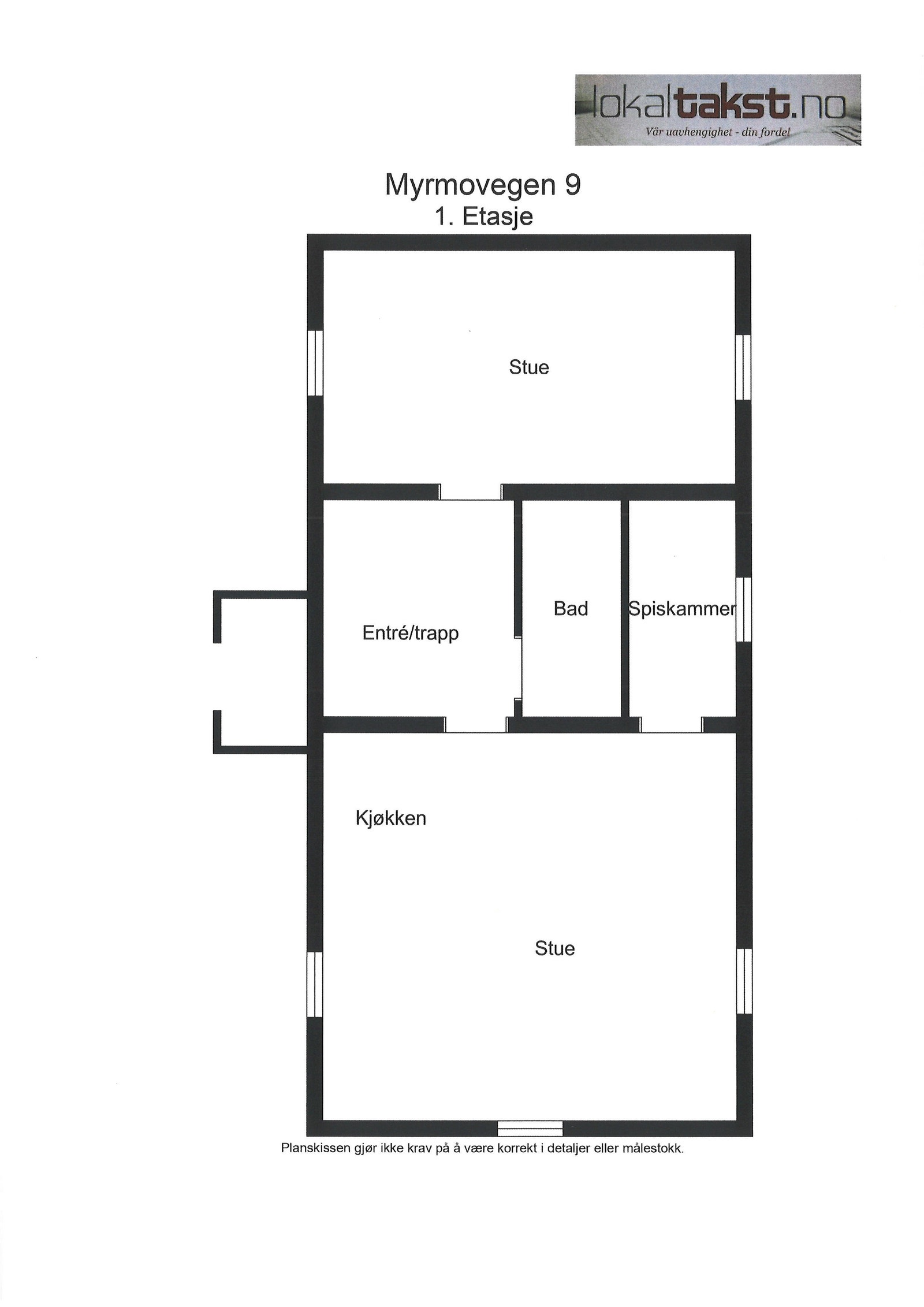 Plan1 etasje. Galleribilde