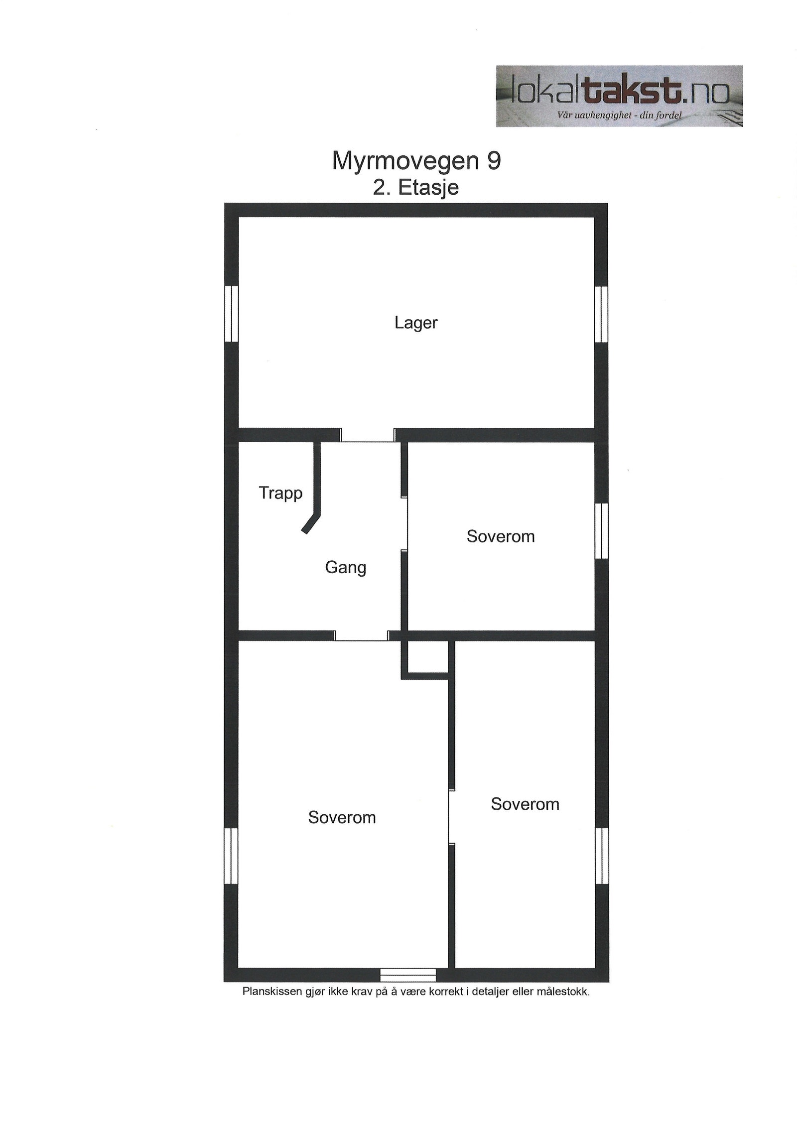 Plan 2 etasje. Galleribilde