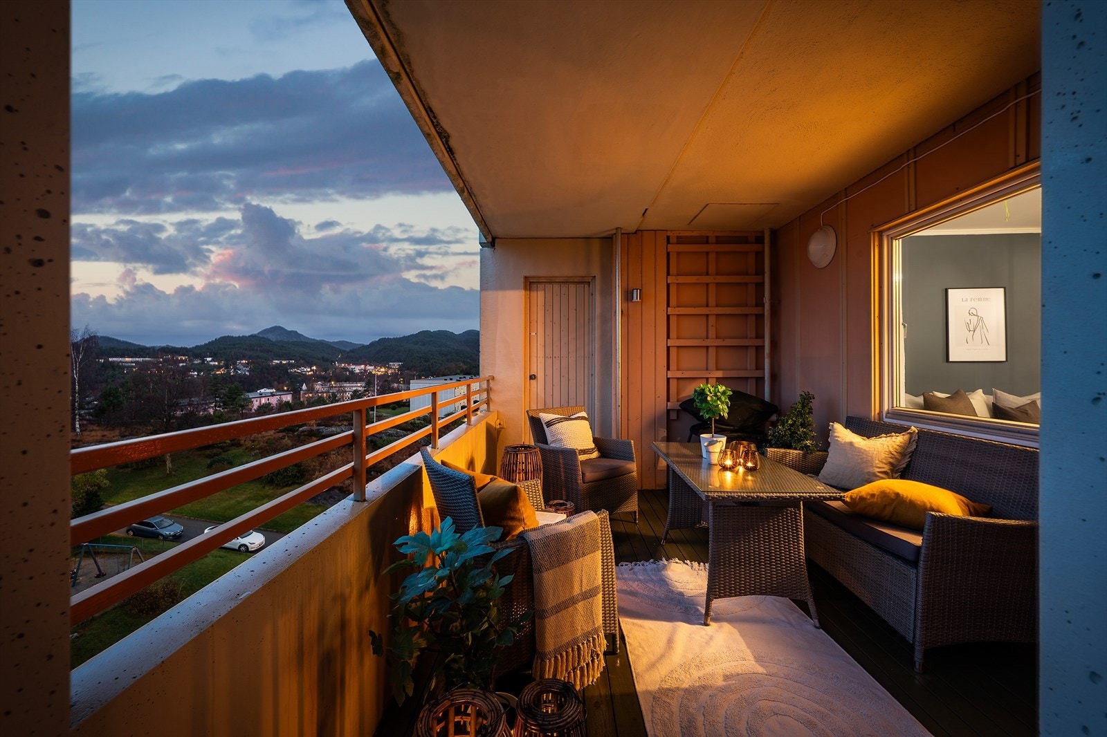 - Nyt nydelig utsikt over nærområdet - Galleribilde