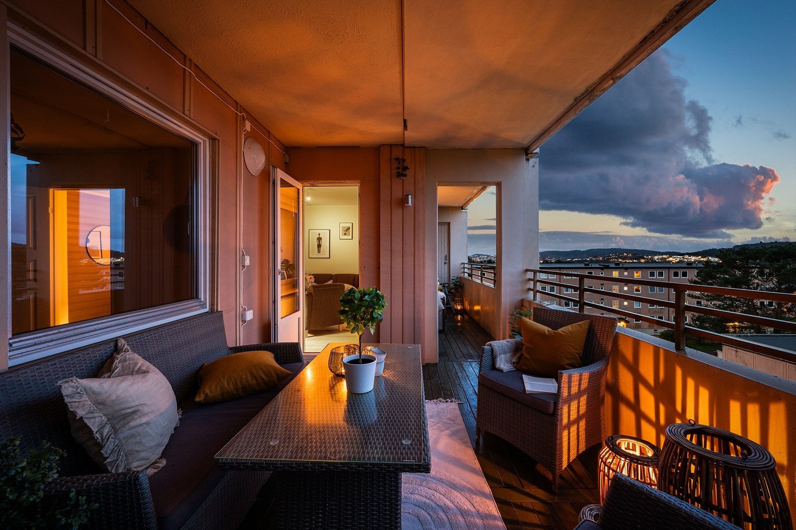 - Beliggende høyt og fritt i 7. etasje uten noen form for innsyn - Galleribilde