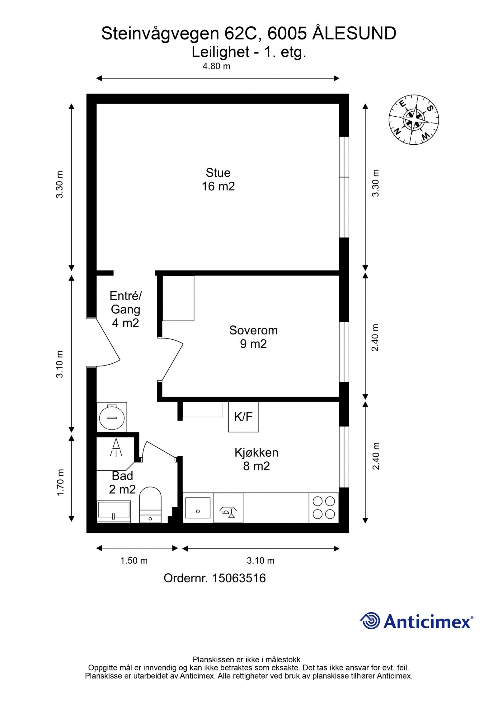 Plantegning. Galleribilde
