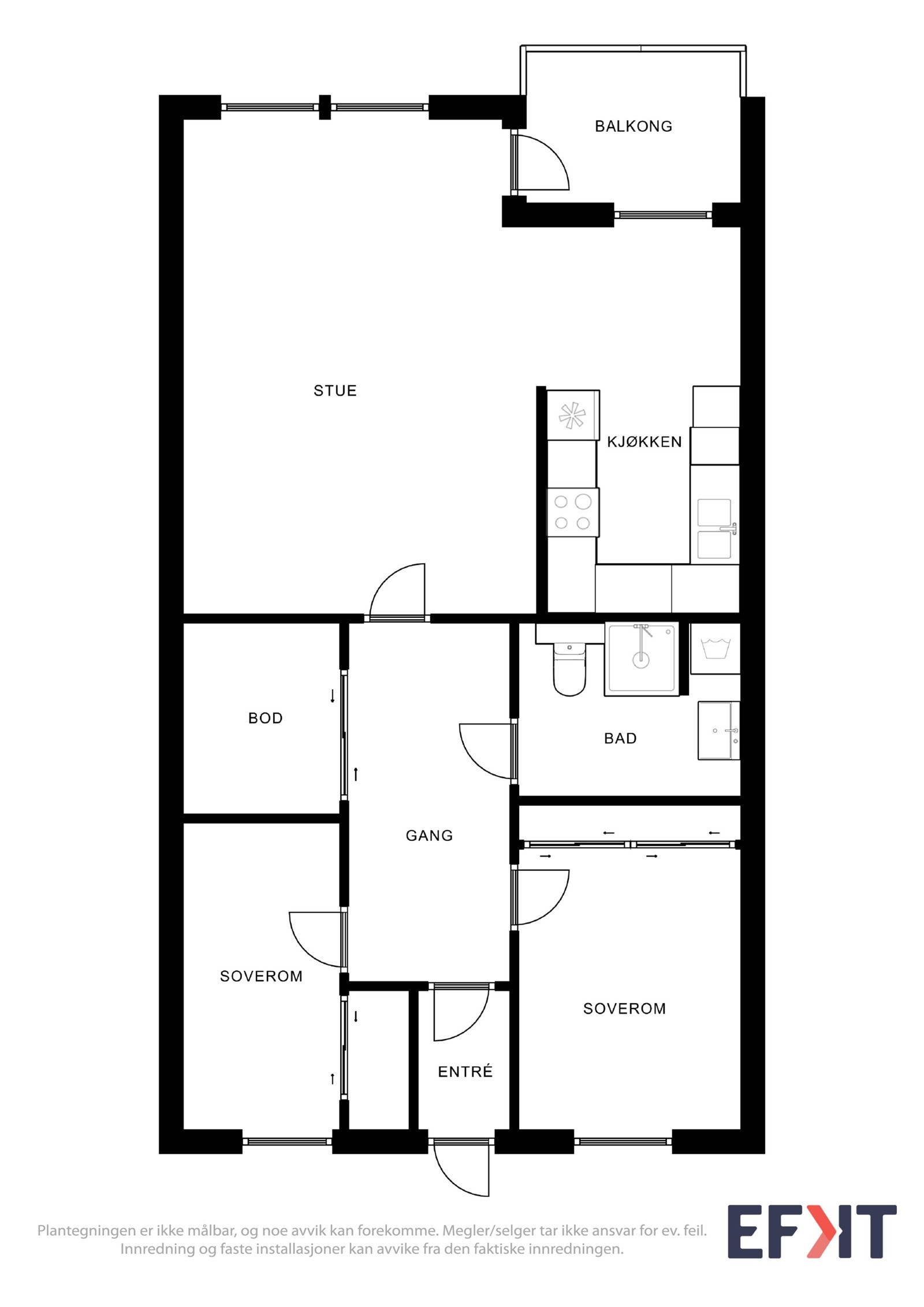 Fin planløsning. Galleribilde