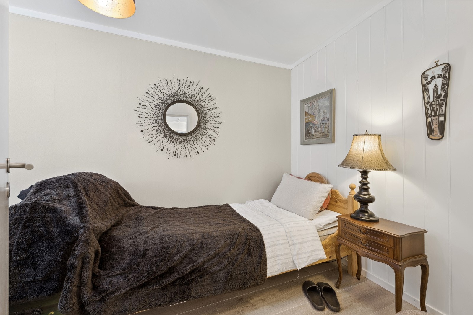 Det minste rommet passer fint som barnerom eller gjesterom. Galleribilde