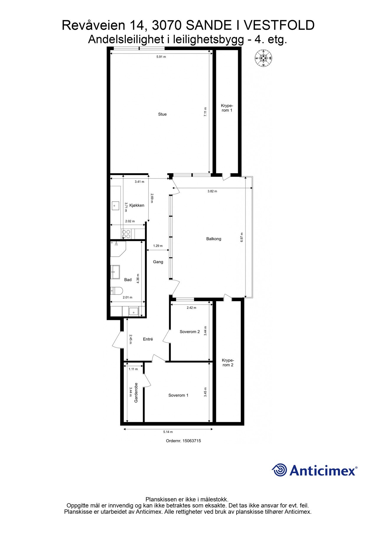 Plantegning Galleribilde