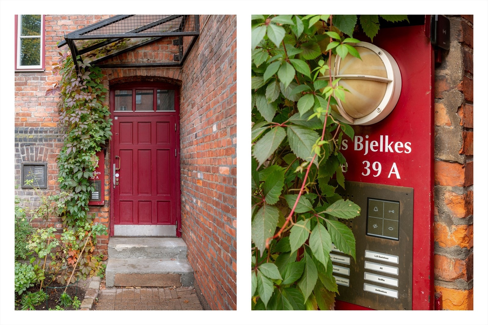 Du ønskes velkommen av et koselig inngangsparti. Galleribilde