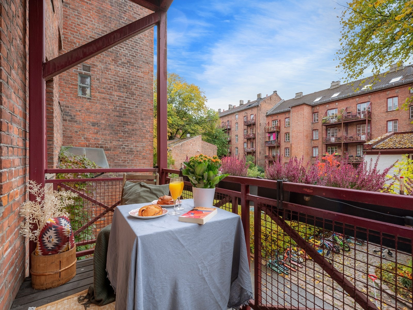 Veldig koselig balkong - perfekt for de varme sommermånedene. Galleribilde