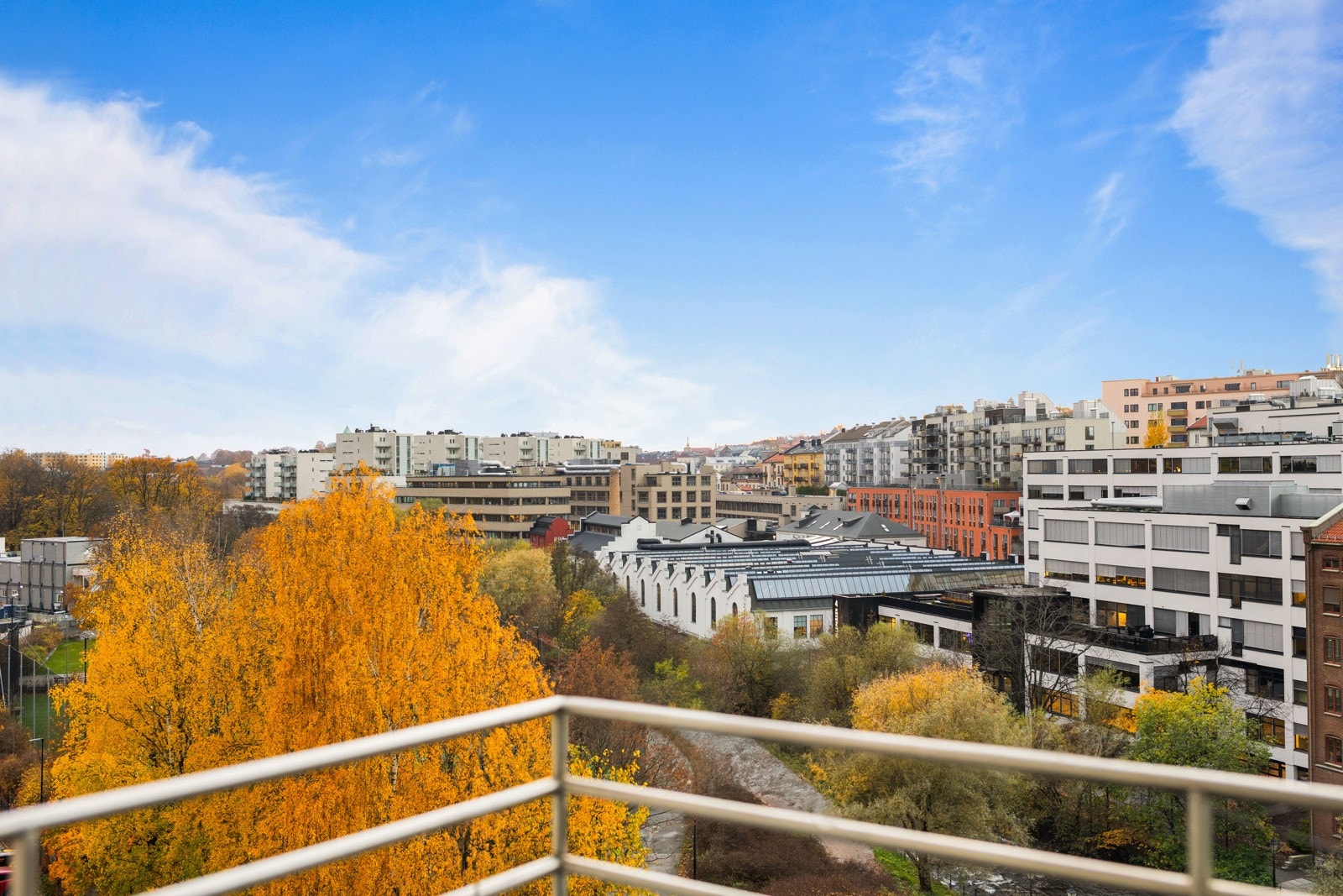 Praktfull utsikt fra 8. etasje. Galleribilde