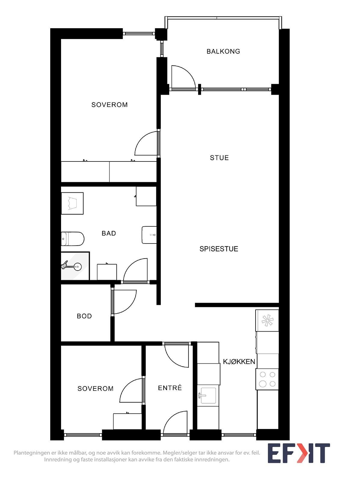 Plantegning. Galleribilde