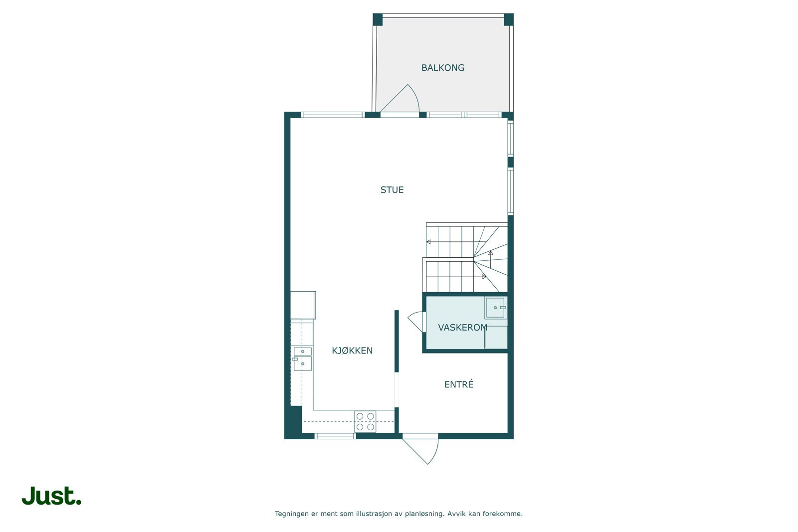 Planskisse hovedplan (3. etasje)