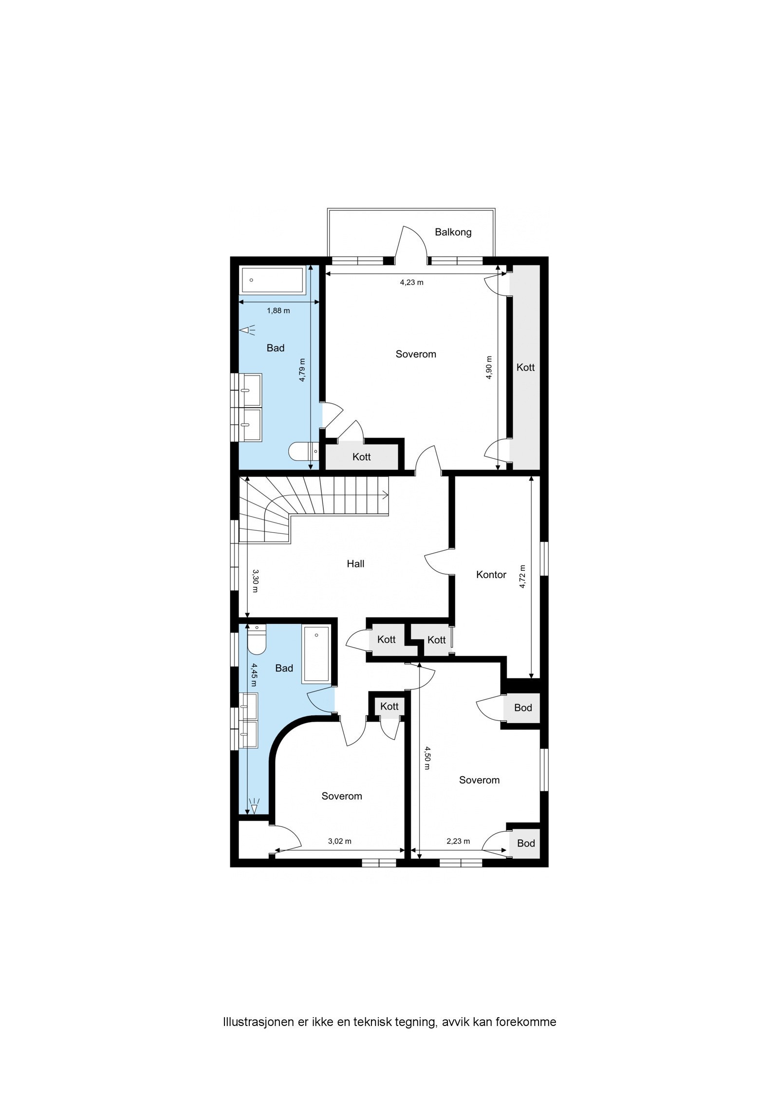 Plantegning - 2. etasje Galleribilde