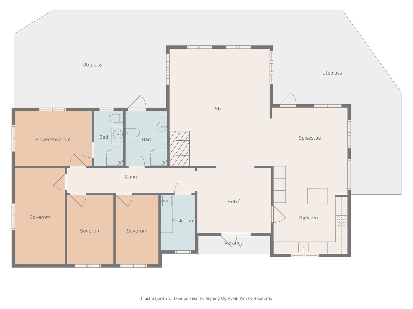 Plantegning. Galleribilde