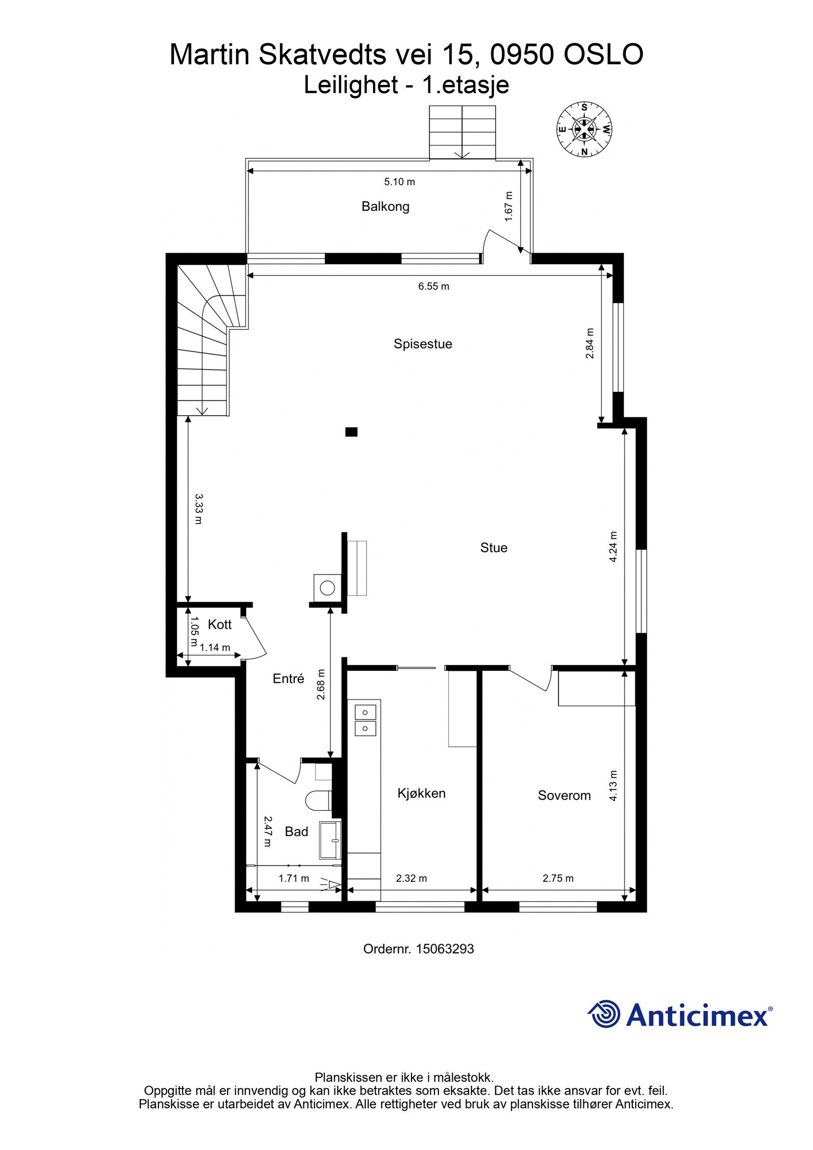 Plantegning- 1.etasje Galleribilde