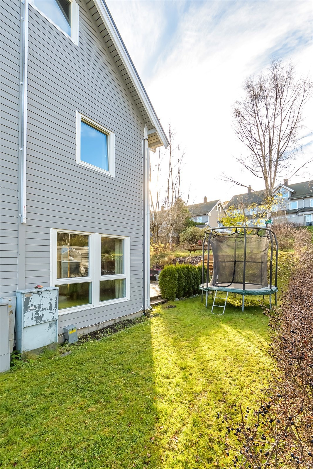 Huset fikk ny kledning fasade 2017 i regi borettslag Galleribilde