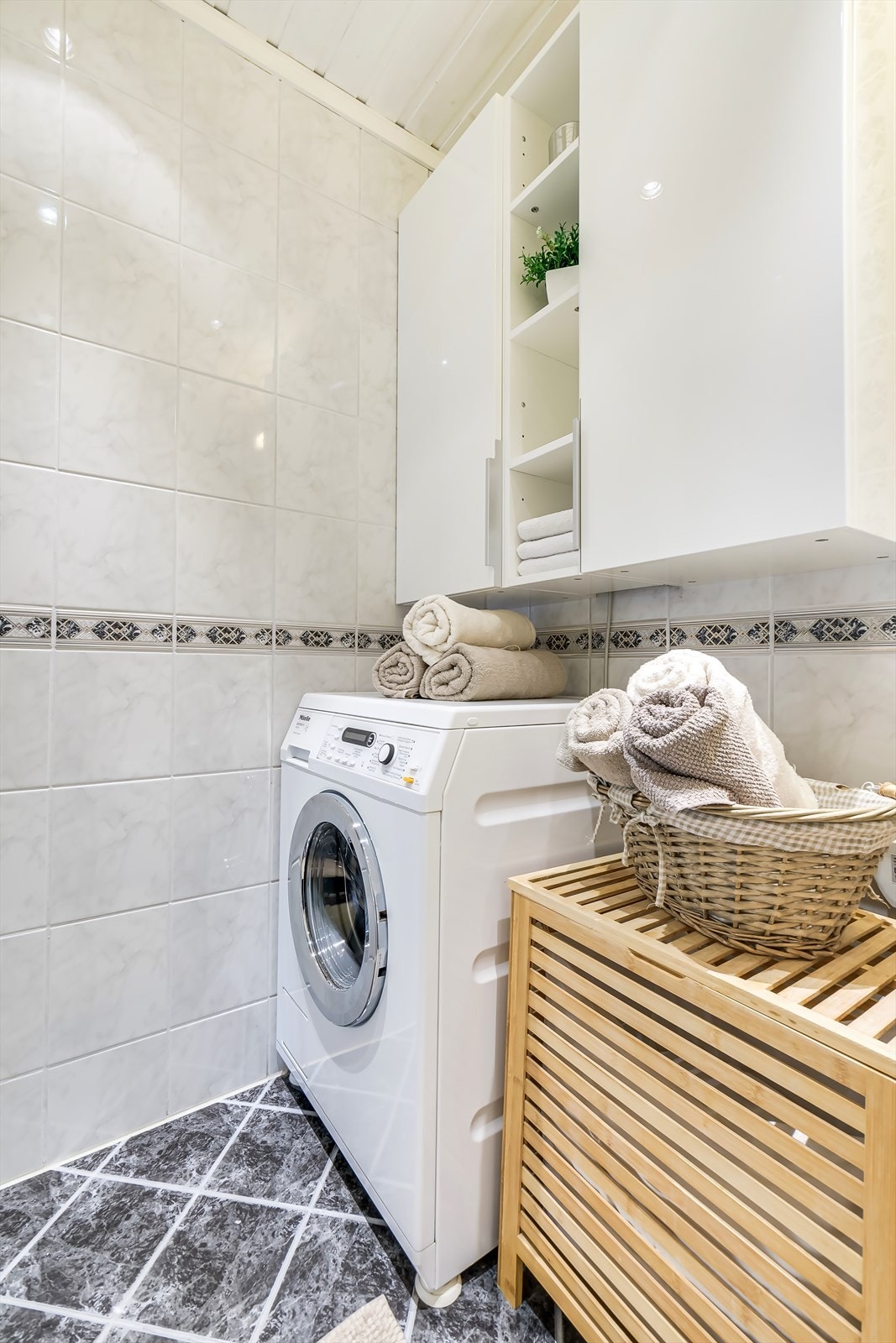 Badet har opplegg for vaskemaskin Galleribilde