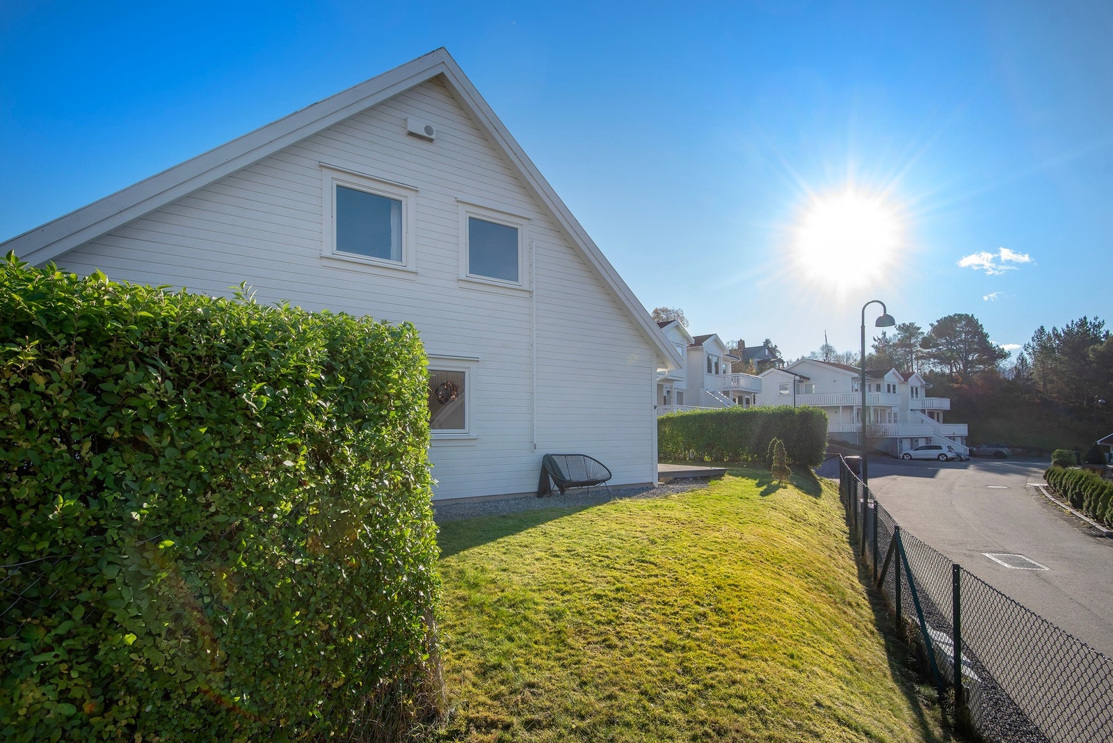 Tomten er på ca. 480 kvm. Galleribilde