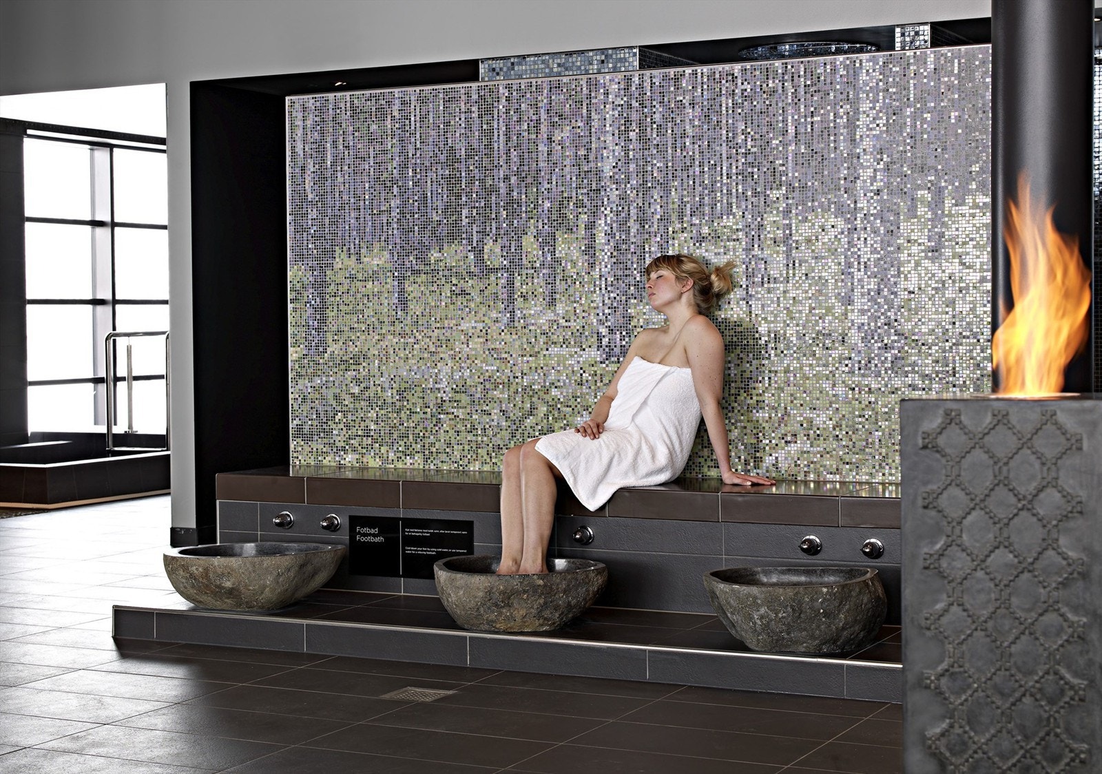 Spa og velværeavdelingen til Norefjell Ski og Spa, med ri bruk for alle leilighetseierne. Galleribilde