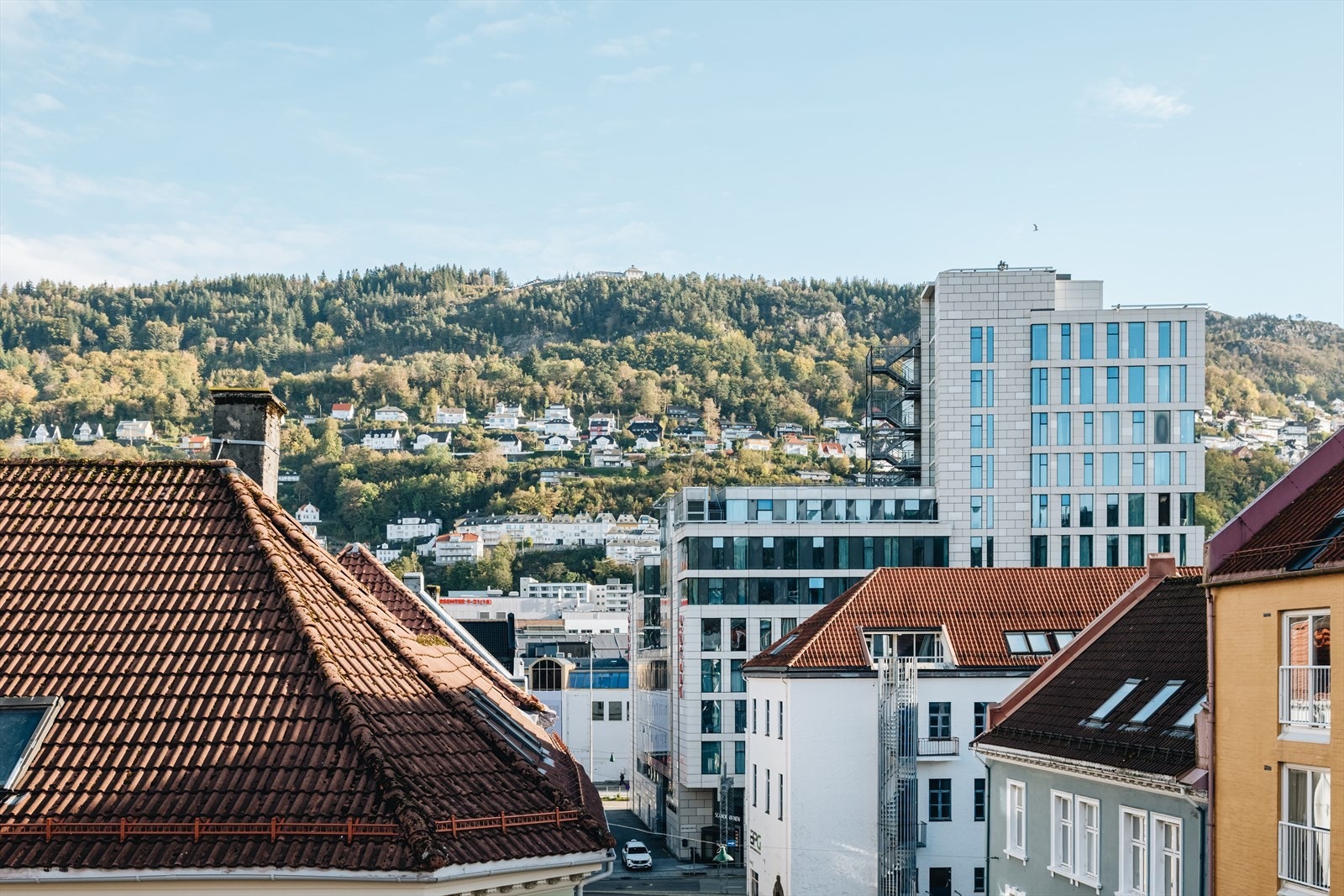 Ganske så flotte omgivelser å skue fra sofakroken - morgen som kveld! Galleribilde
