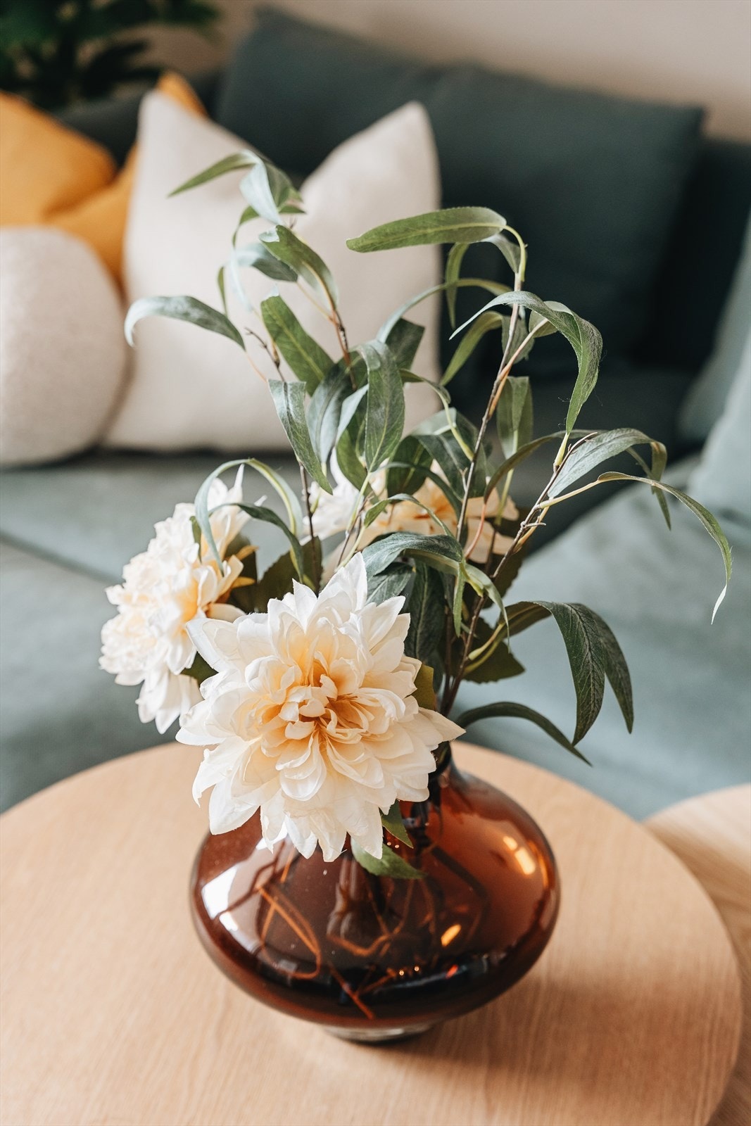 Detaljer av innredning i stue Galleribilde