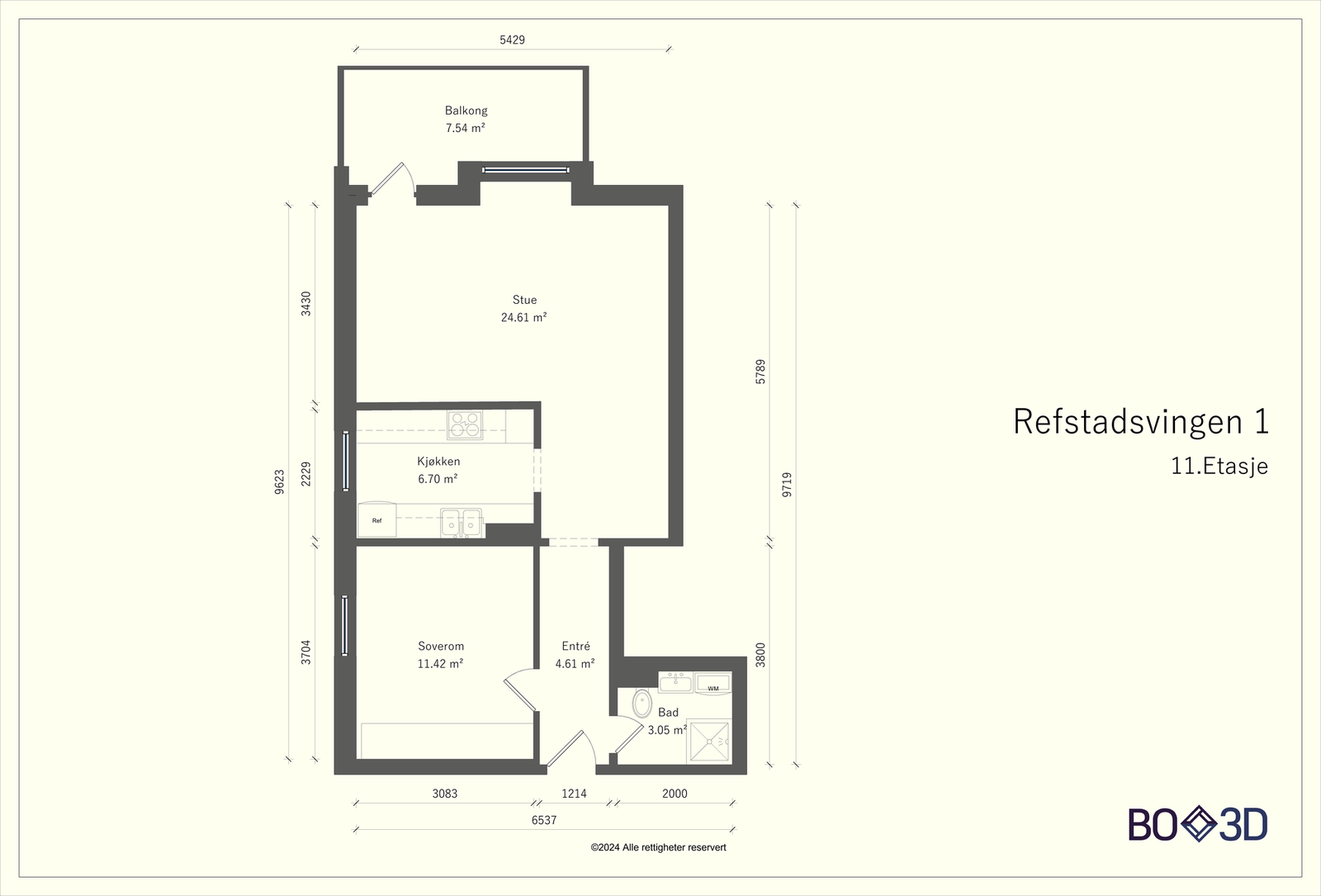 Plantegning. Galleribilde