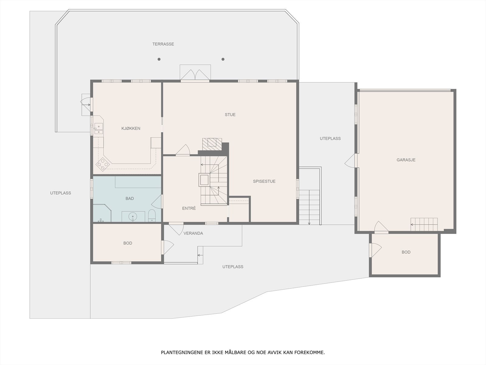 Plantegning Galleribilde