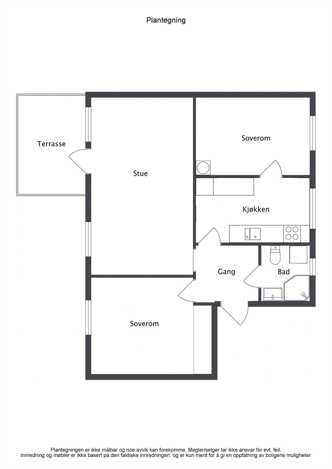 Plantegning Galleribilde