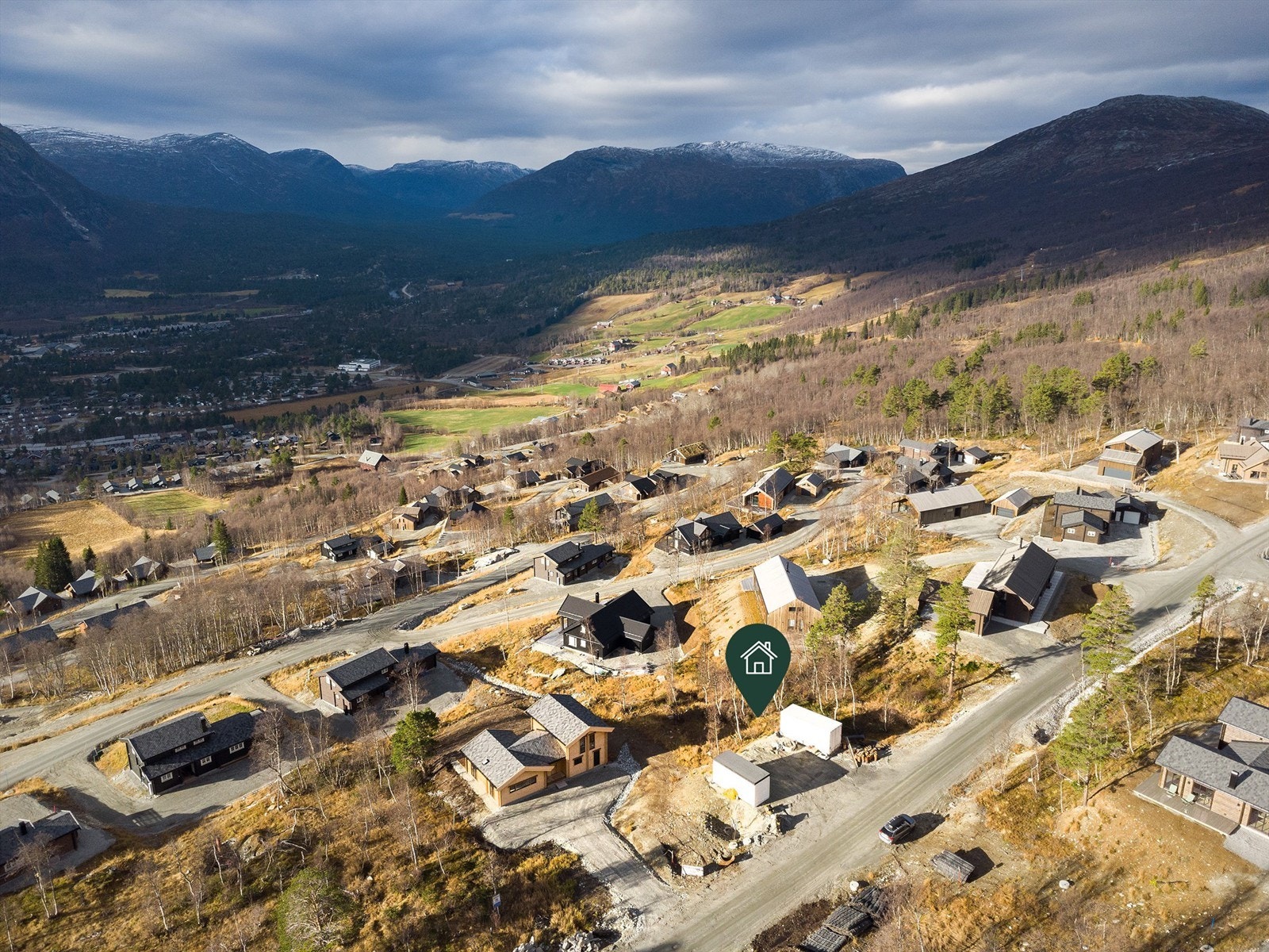 Dronebilde Galleribilde