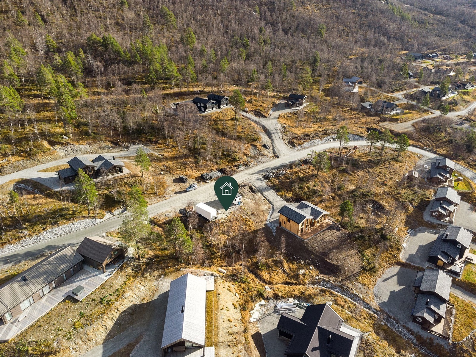 Dronebilde Galleribilde