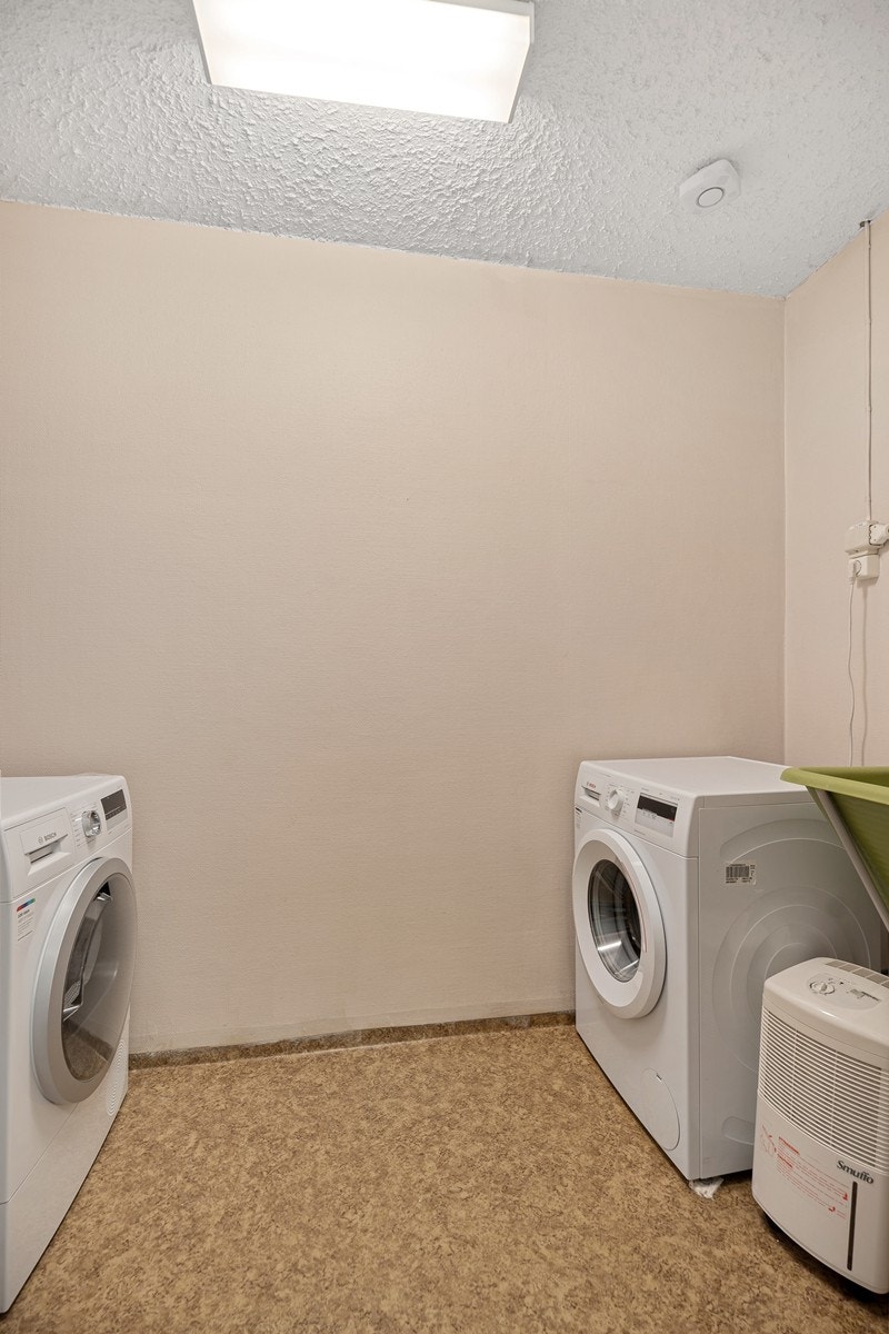 Felles vaskerom i samme etasje. Galleribilde