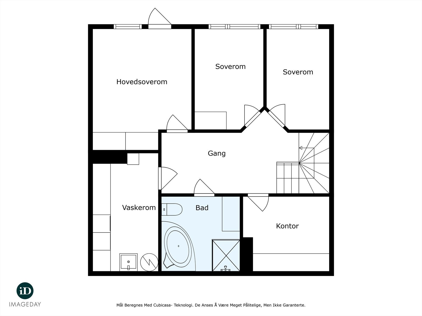 Plantegning underetasje. Galleribilde