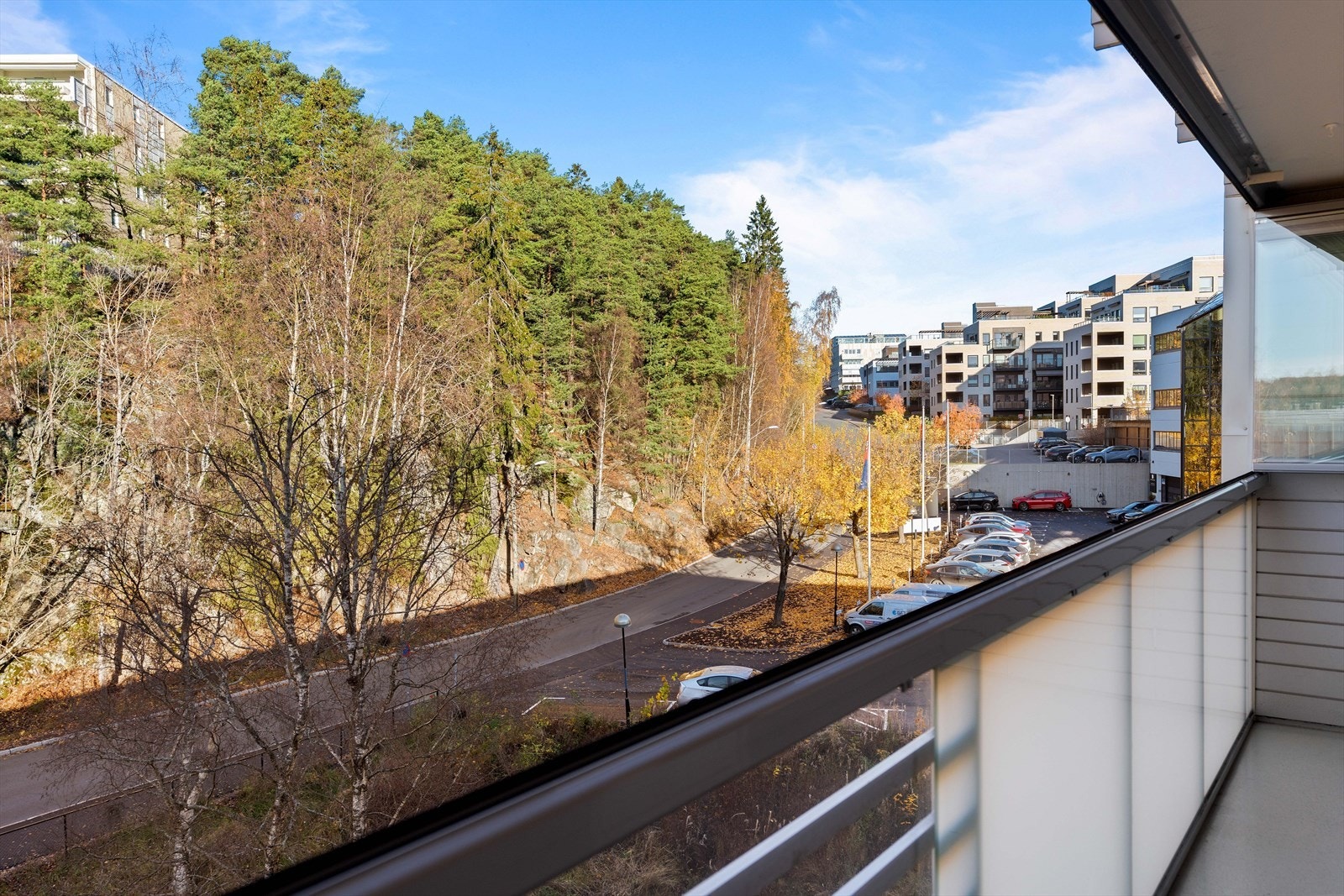 Utsikt fra balkongen. Galleribilde