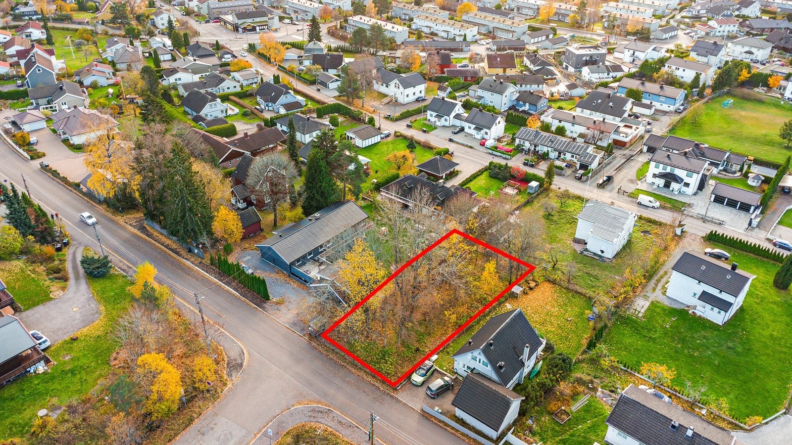 Tomten er regulert til boligformål Galleribilde