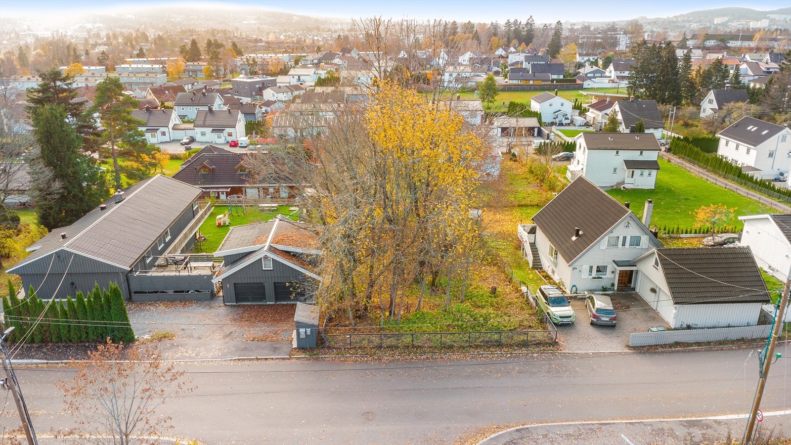 Området består hovedsakelig av villa- og småhusbebyggelse Galleribilde