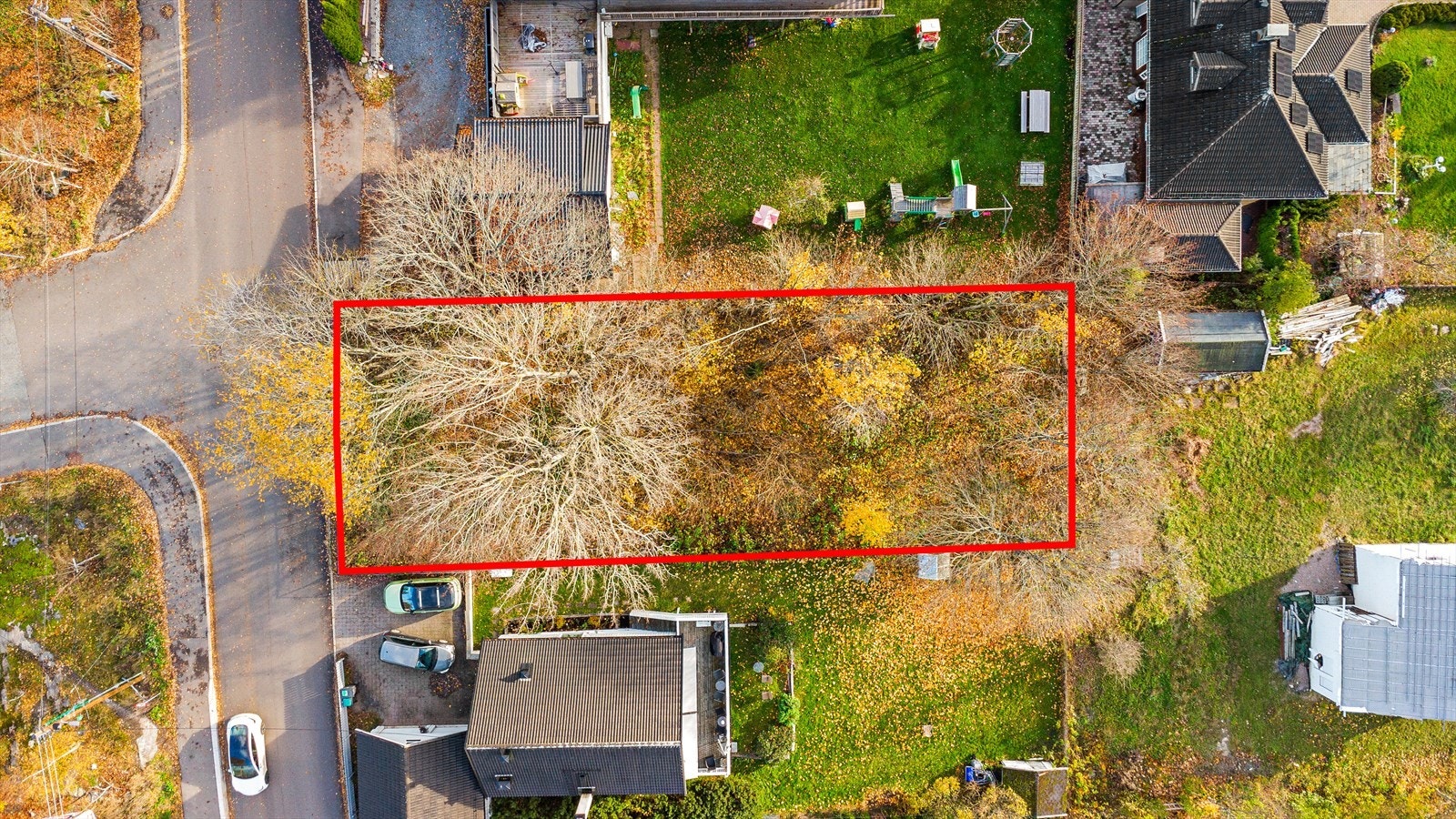 Barnevennlig beliggende ubebygd tomt på 683 m² Galleribilde