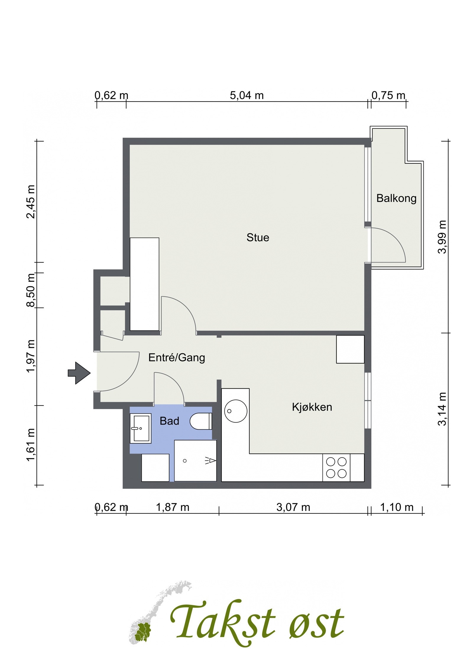 Dagens planløsning. Galleribilde