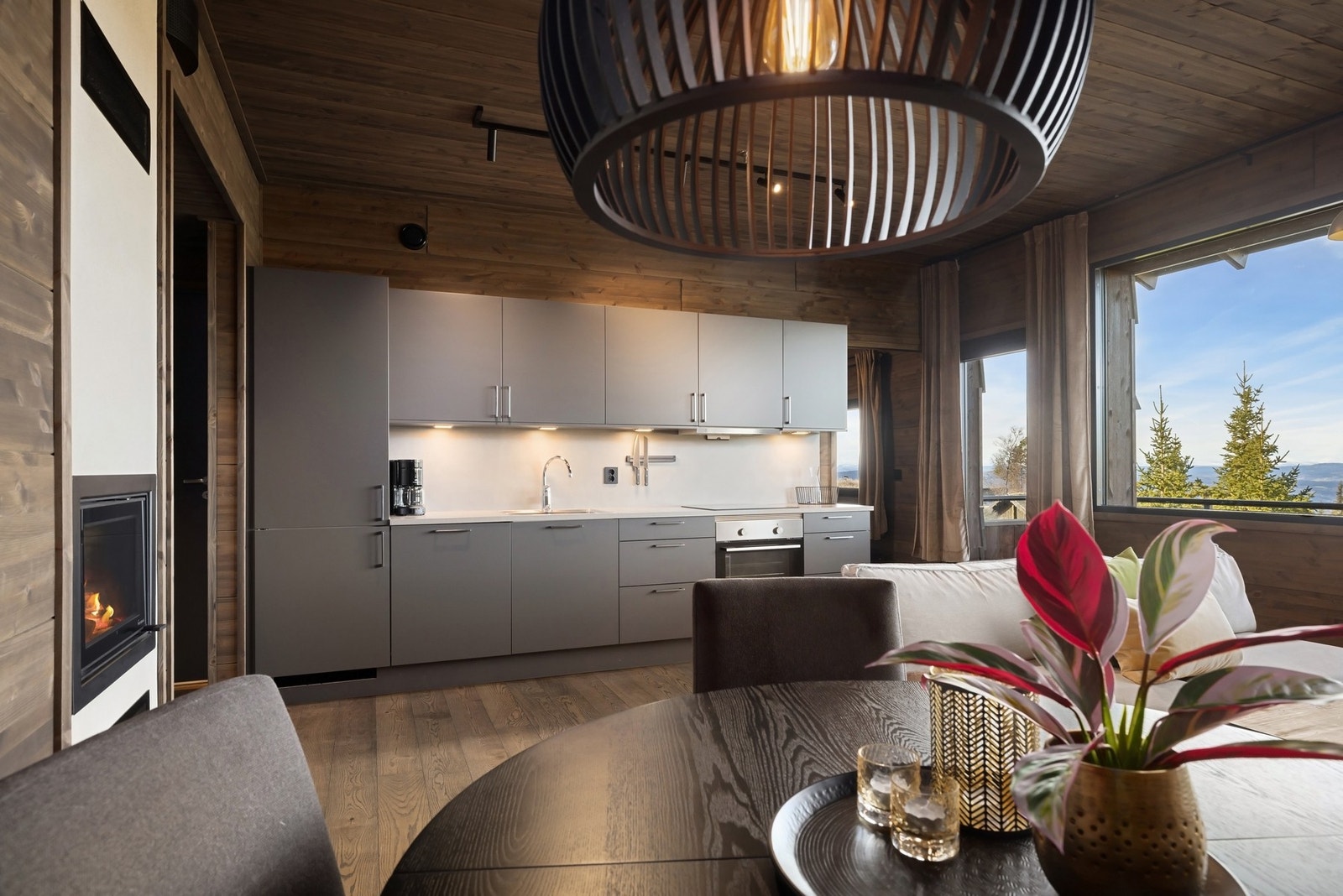 Dette er et bilde som forteller om den flotte opplevelsen man får i denne leiligheten. Galleribilde