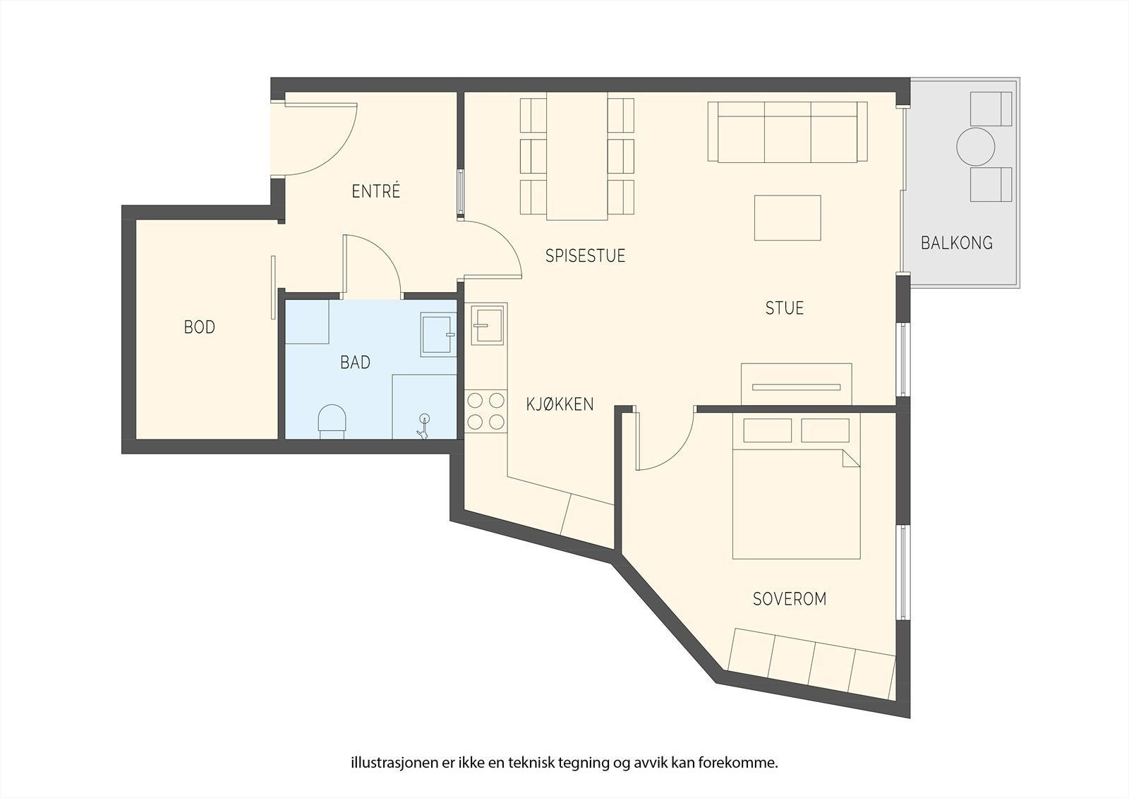 Planskisse Galleribilde