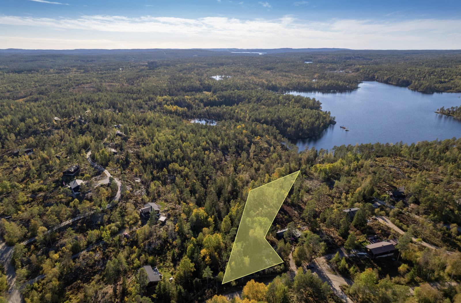 Asketjern - Illustrasjon av tomtegrenser Galleribilde
