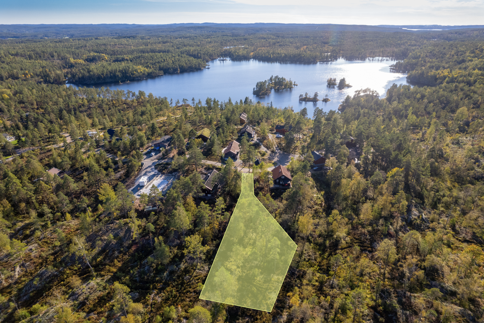 Soltoppen 13 - Illustrasjon av tomtegrenser Galleribilde