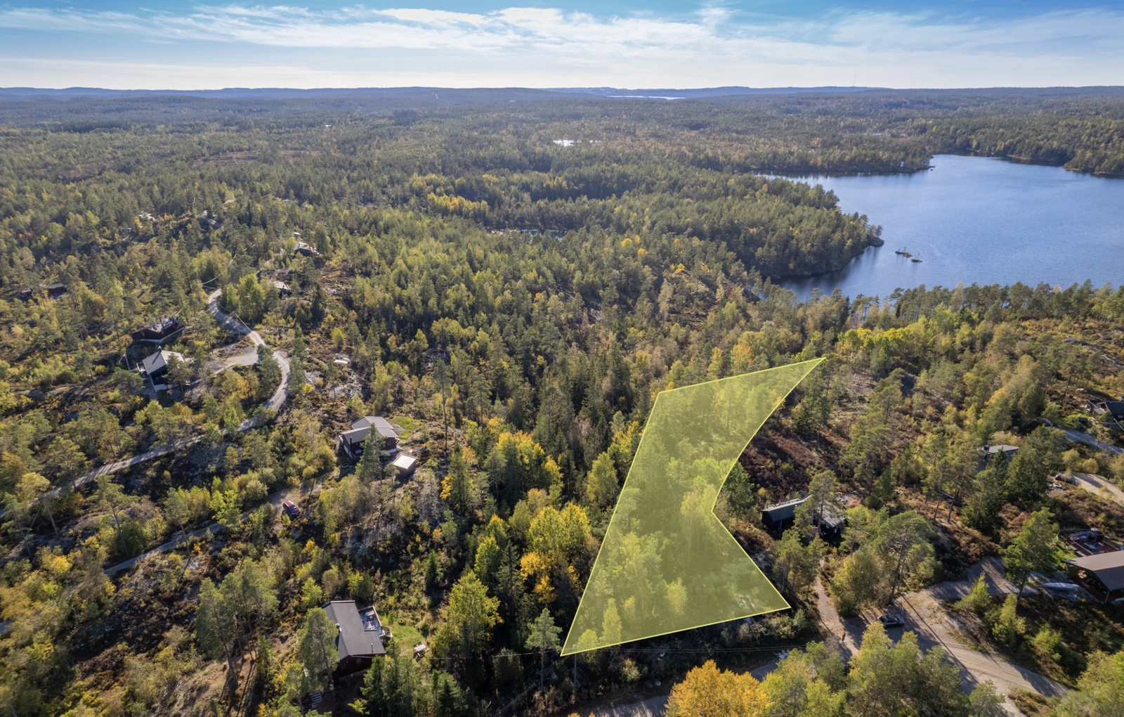 Asketjern - Illustrasjon av tomtegrenser Galleribilde