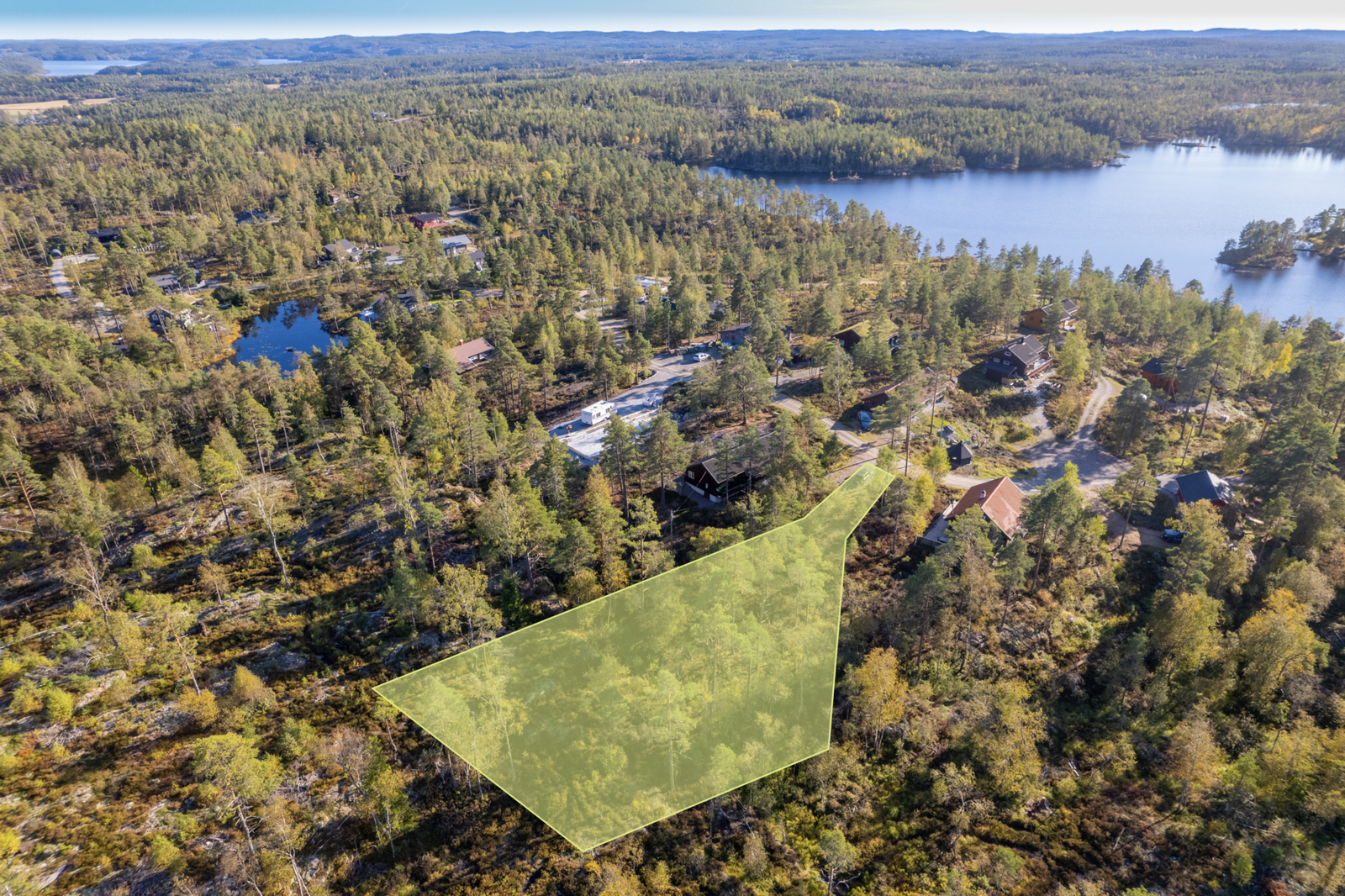 Soltoppen 13 - Illustrasjon av tomtegrenser Galleribilde