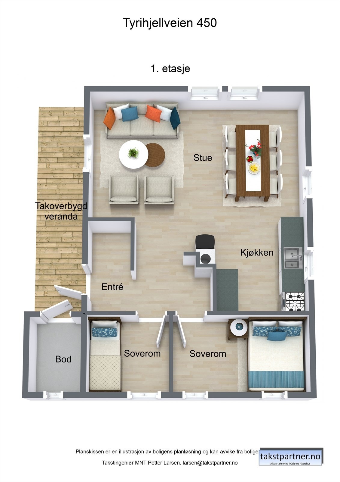 Planskisse. Galleribilde