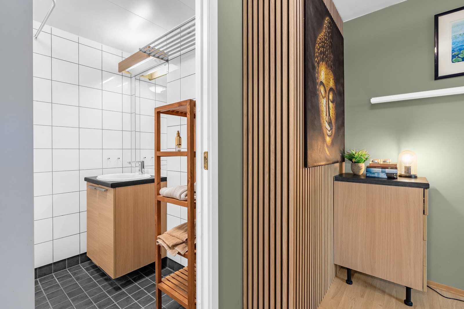 Det er også gulvvarme på badet. Galleribilde