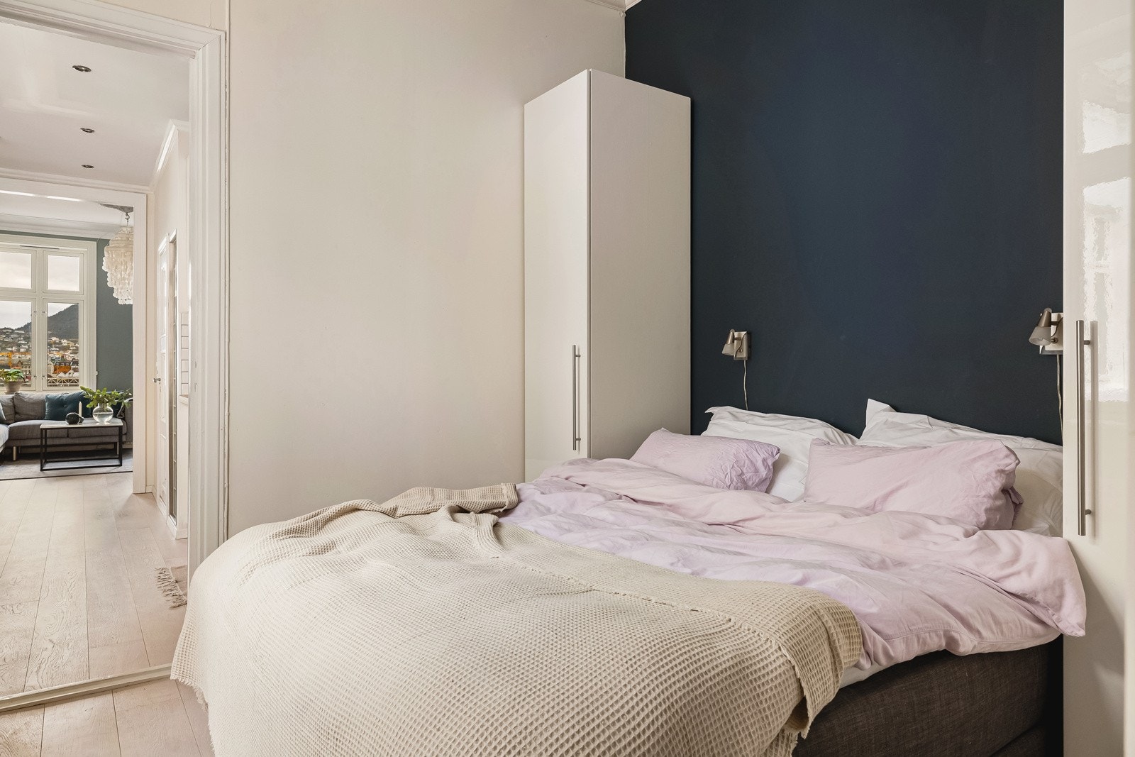 Soverommet måler 8,2 kvadratmeter. Galleribilde