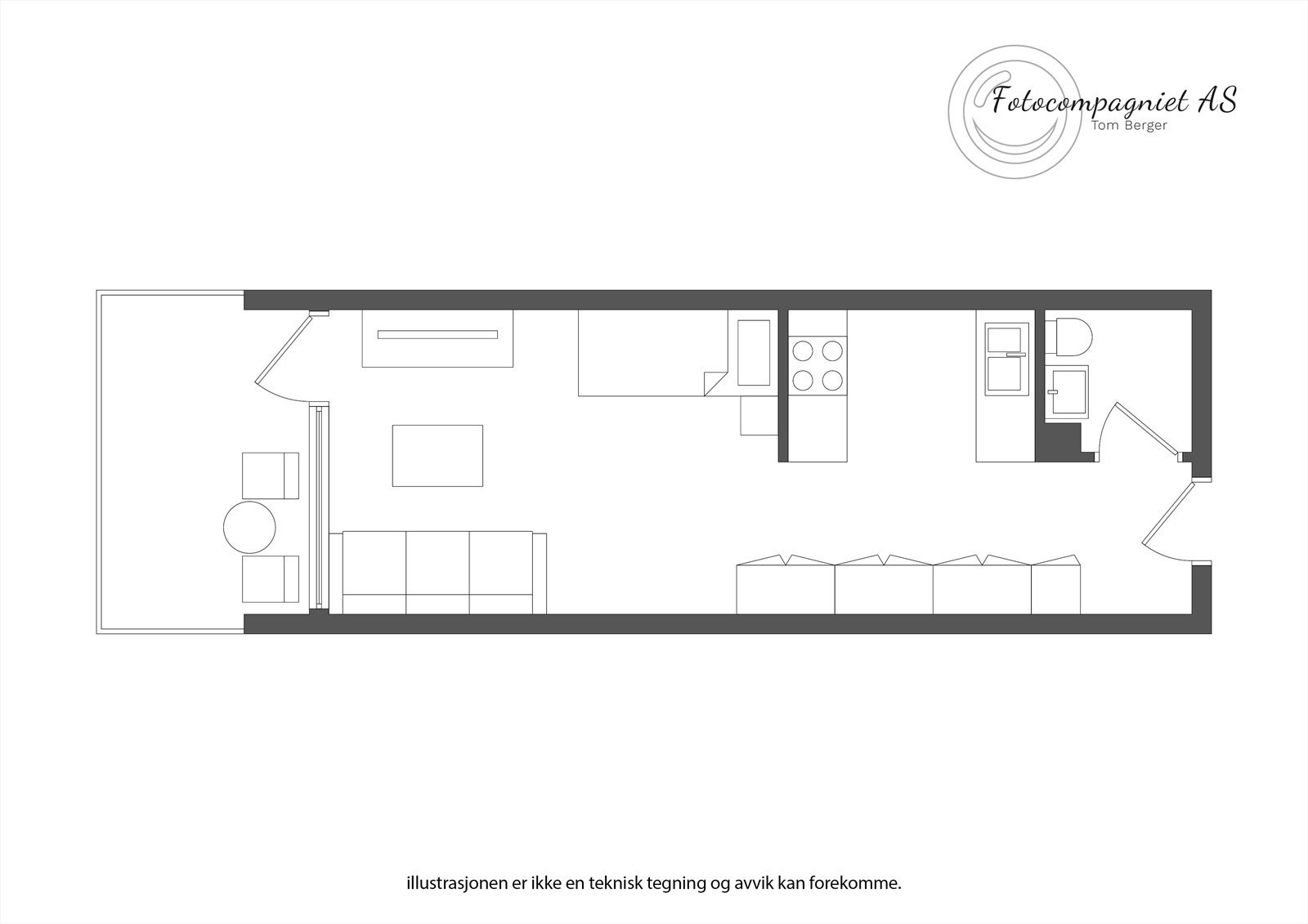 W | Planløsning Galleribilde