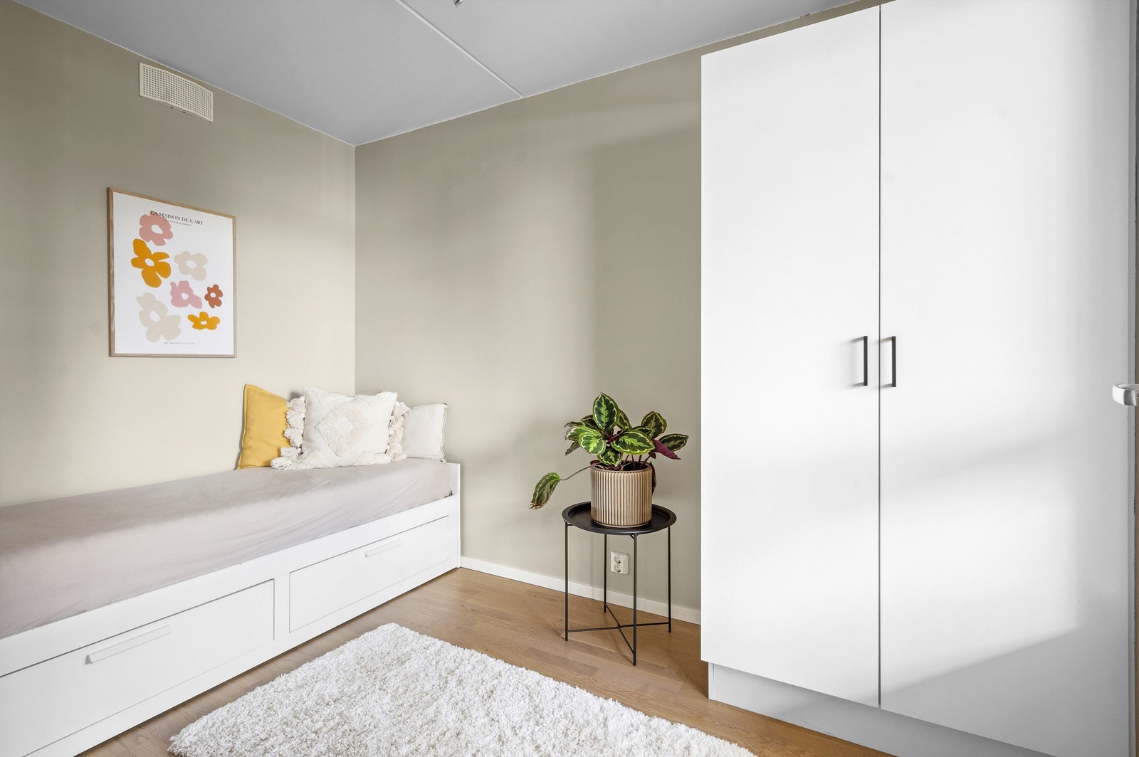 Det tredje soverommet er også av god størrelse og således fleksibelt i bruk Galleribilde